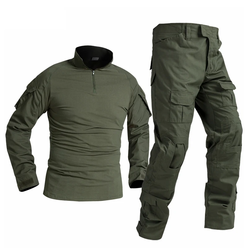 Factory Goods Direct Sale Tactical Frog Suit Outdoor Python CP Camouflage Suit Slim Fit Wear Resistant Training Suit jacket