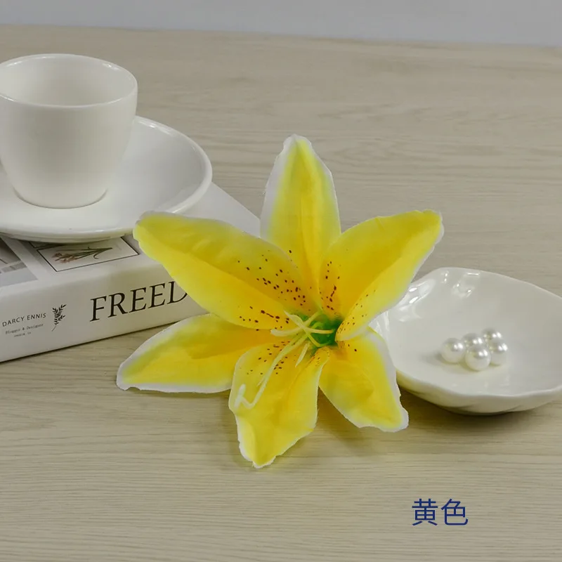 Искусственная Свадебная супинаторная гирлянда 10 цветов украшение 13 см шелковые цветы букет невесты парфюмерные лилии