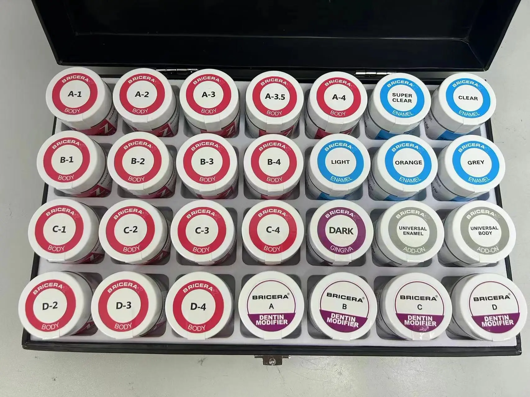 dental zirconia porcelain ceramic stain glaze  paste External staining Glaze Paste Kit Laboratory Material