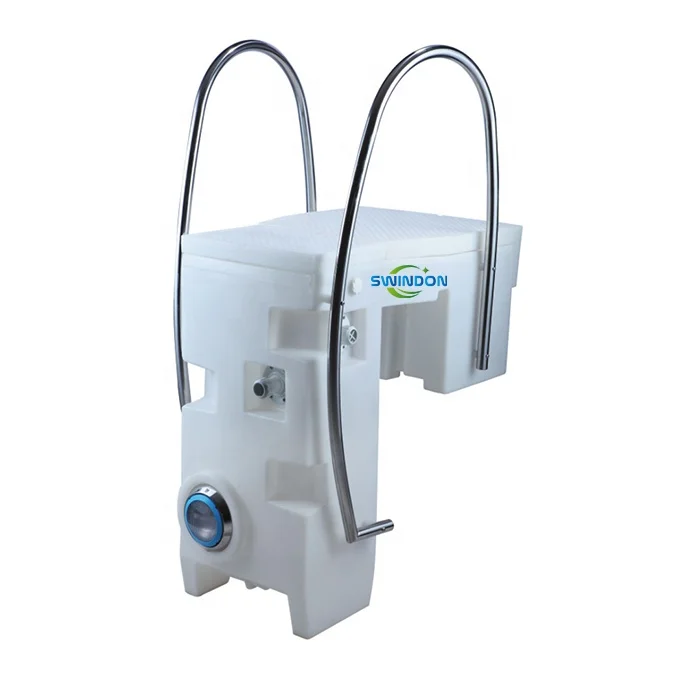 Wall mounted pipeless pool pump swimming pool filter set   combined combo pool pump and filter
