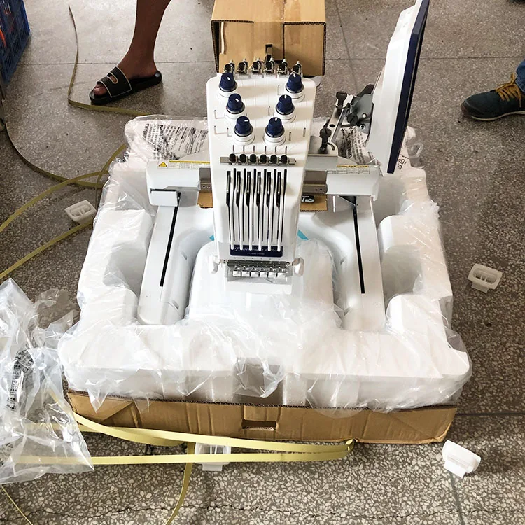 good price good condition brother PR 670E industrial embroidery sewing machine 6needle single head