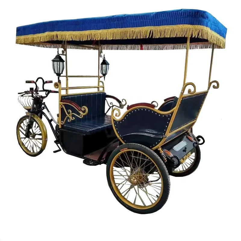2023 popular new design Wholesale Rickshaw trike Promotion Quick Order New style Battery Electric Rickshaw
