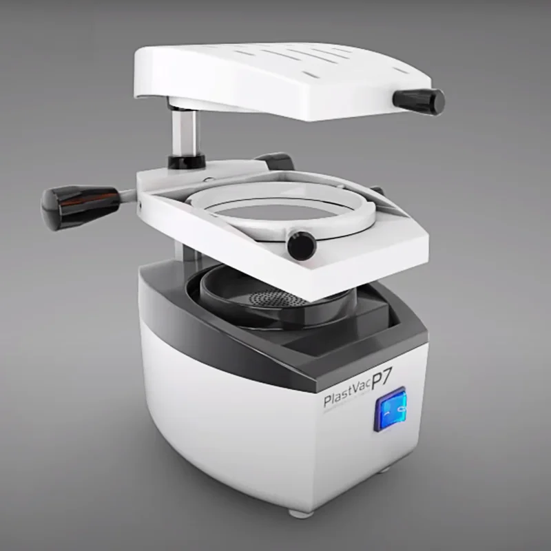 2022 High Quality Dental Laboratory Equipment Vacuum Molding Machine P7 Press Mold Machine Retainer Orthodontic Retainer Vacuum