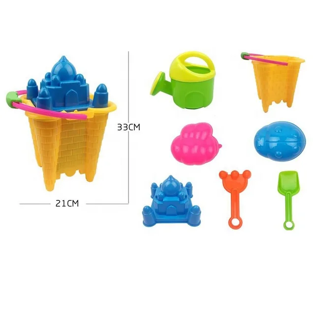 SUMMER ITEM OF SANDBEACH TOYS-7PCS FOR KIDS!
