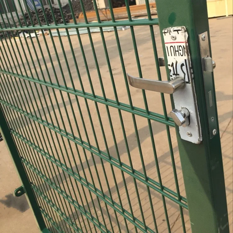 Высококачественный двойной проволочный забор для сада декоративная площадка с замком