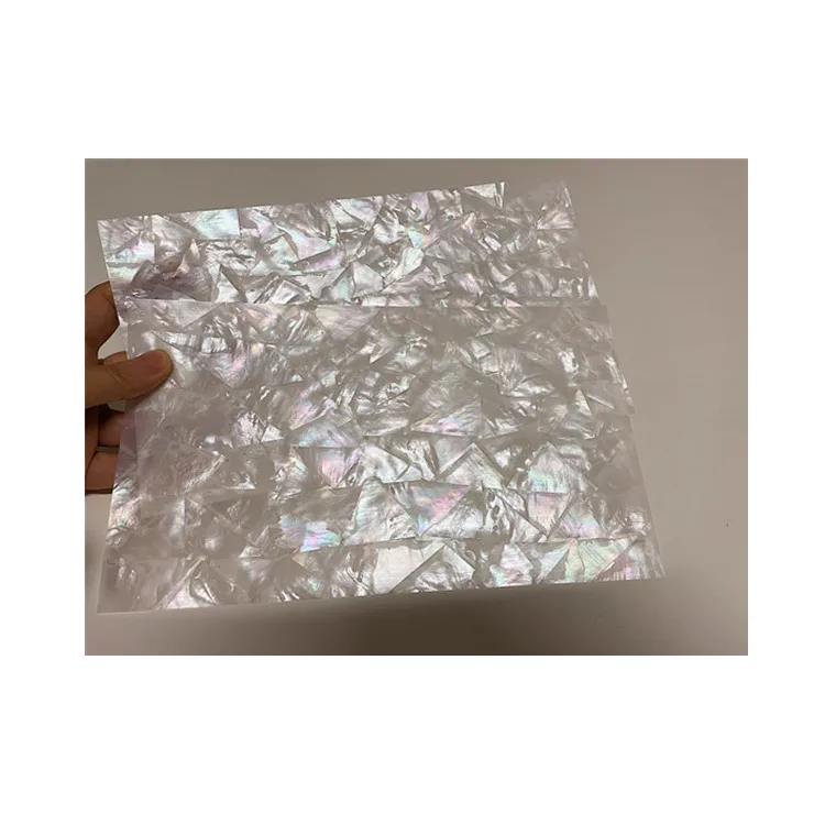 Wholesale Natural Shell White Mother of Pearl Piece Black MOP with white/black background upholstery furniture