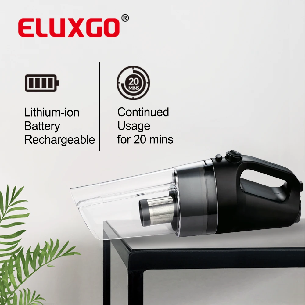 ELUXGO Handheld Cyclone Washing Machine Home Appliances Floor and Carpet Bagless Vacuum Cleaner