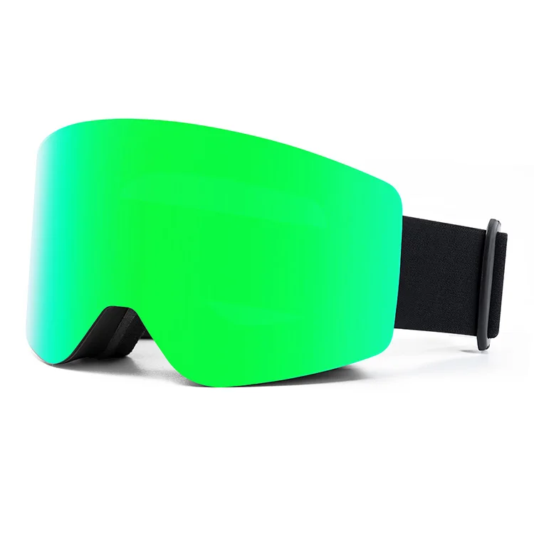 magnetic ski googles logo womens men high quality ski goggles green snowboard skigoggls  glasses Ski goggles winter sunglasses
