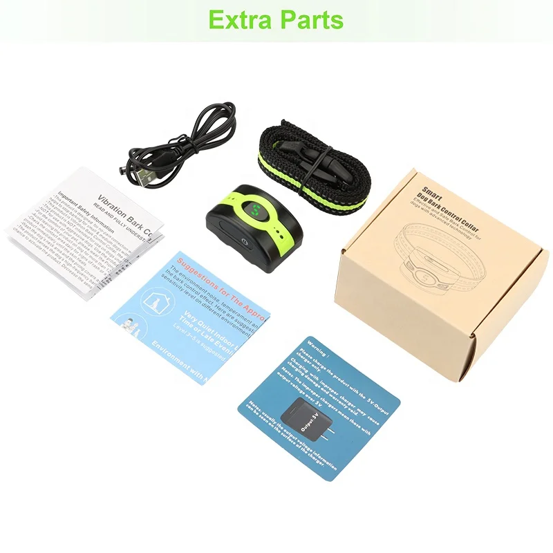 Amazon Popular Cost-effective No Shock Bark Collar Waterproof 100% Humane No Bark Collar Device Rechargeable Anti Bark Collar