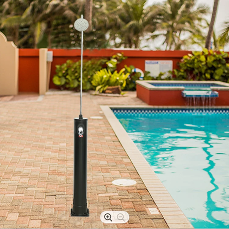 Manufacturer Wholesale Outdoor Garden Pool Solar Shower With Water Faucet