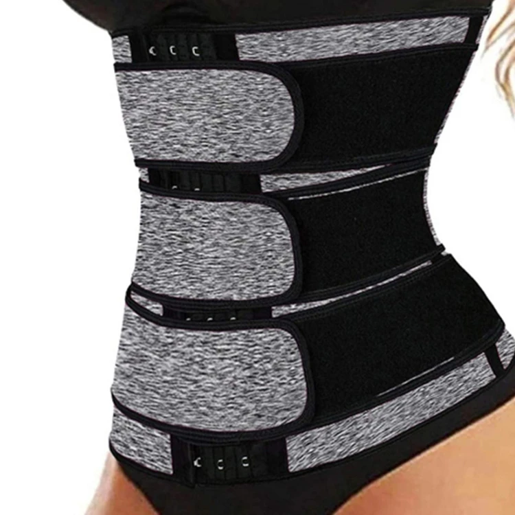Trending Custom Logo Waist Trainers For Women Belly Fat Sauna Suit Waist Trimmer Sweat Bands For Hourglass Body Shaping