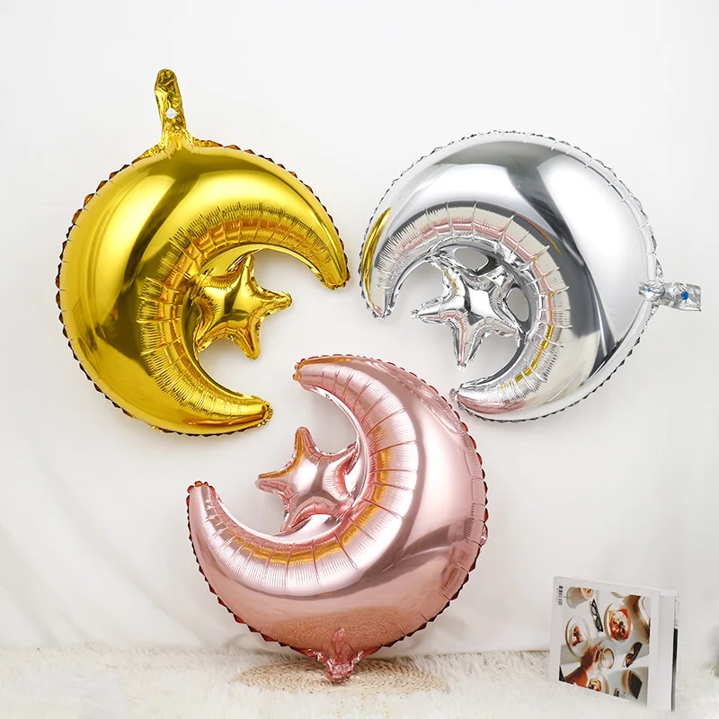 47*57cm EID Mubarak Ramadan Balloon Globos Festive Celebration Scene Decoration Decoration Foil Balloon supplies toys
