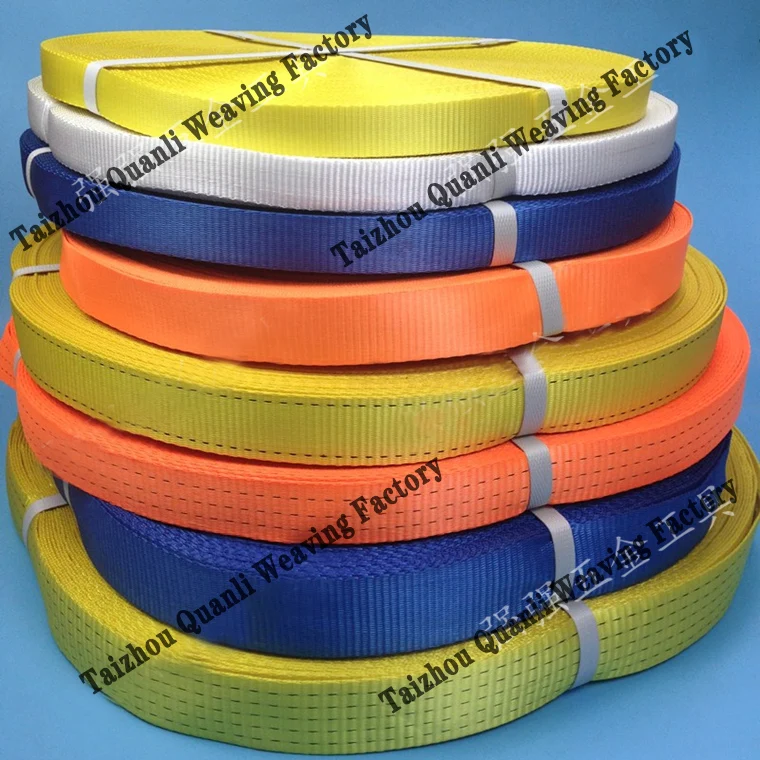 Высококачественный подъемный плоский ремень из 100% полиэстера