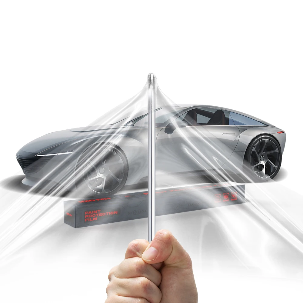 HOHOFILM 10 Years Warranty USA quality 8.5mil Glossy nano coated not yellowing Film Protection Paint TPU PPF for Car Body Clear