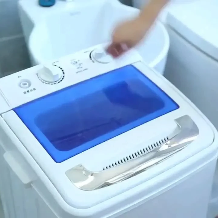 New shoe washing machine portable home blue light semi-automatic washing machine with integrated washing and stripping function