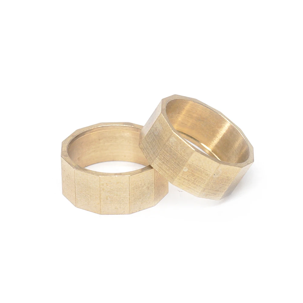 China Manufacturer Brass Gasket OEM Pipe Connection Hardware Processing Service