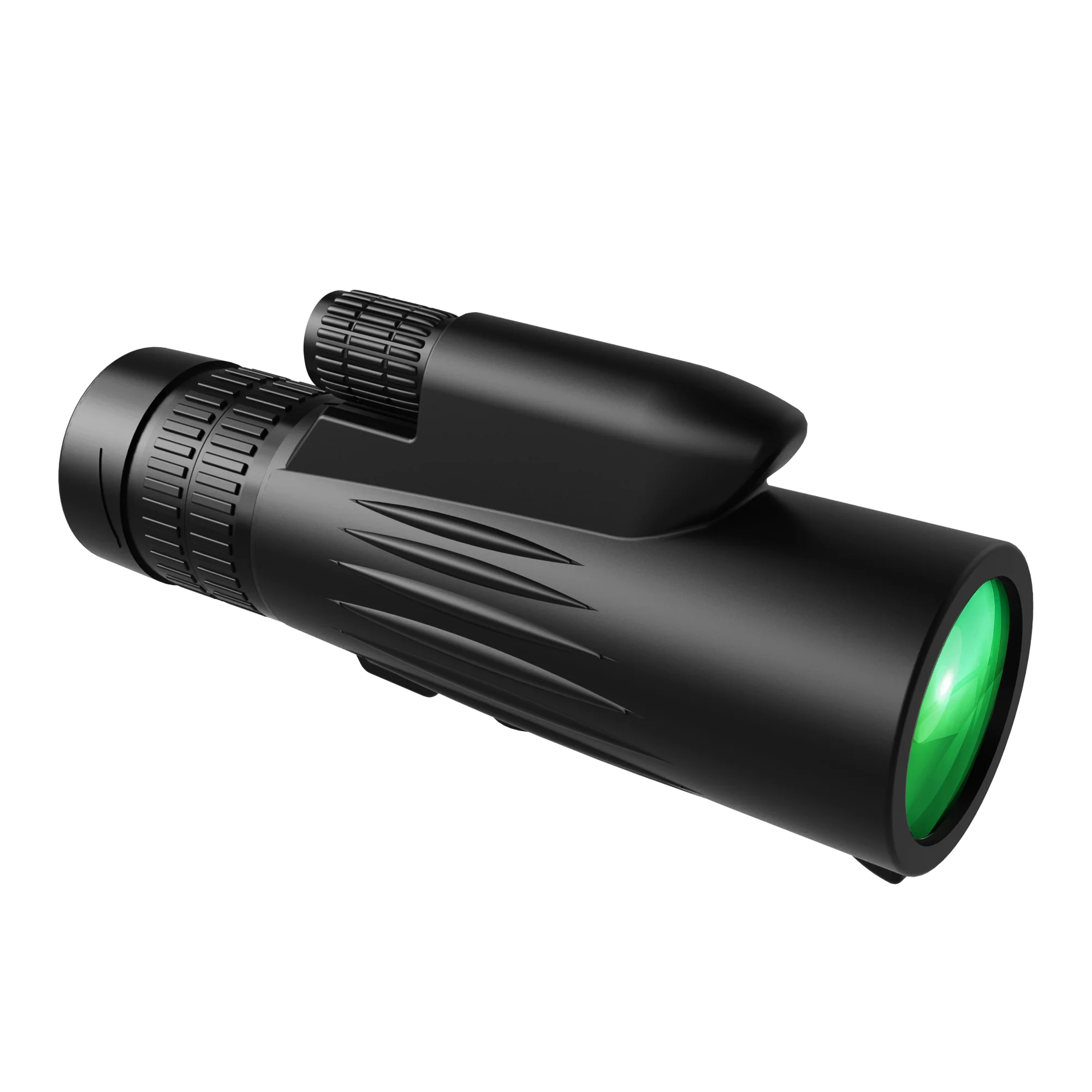 10-30x40  Monocular Telescope High Power FMC Green Film Roof Prism 22mm Eyepiece Optical Glass Monocular High Definition