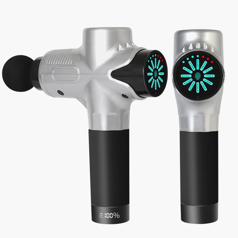 Betters Percussion 30 Speed Muscle Massage Gun Dropshipping Pistol Tool Handheld Massager Touch Screen Fascial Massage Gun