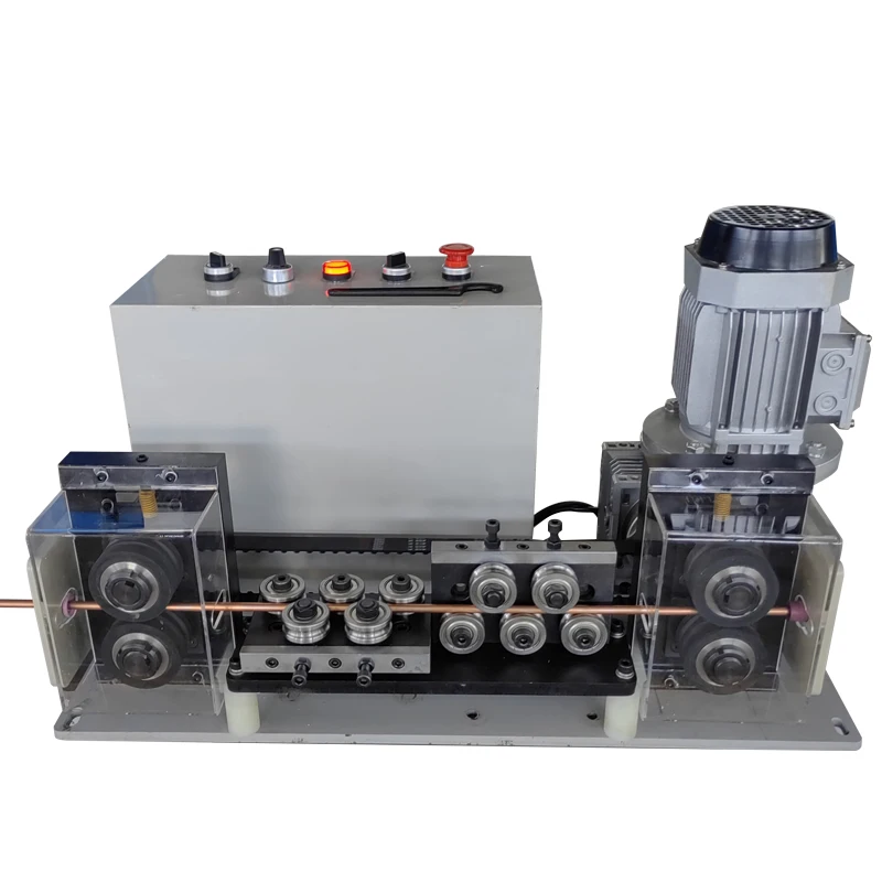 Roller feeder straightening machine 10 wheel wire straightener with 750W motor