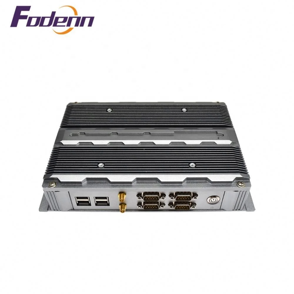 OEM Multiple I/O Port Accessories Touch Panel Industrial Computer Desktops All In One Pc Aluminum Alloy fanless mini pc i7 I5 I3