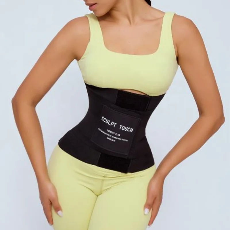 Wholesale Colombian Belt Women Waist Trainer Workout Sweat Band Slimmer Belly Belt Weight Loss Sports Girdle Triple Wrapped