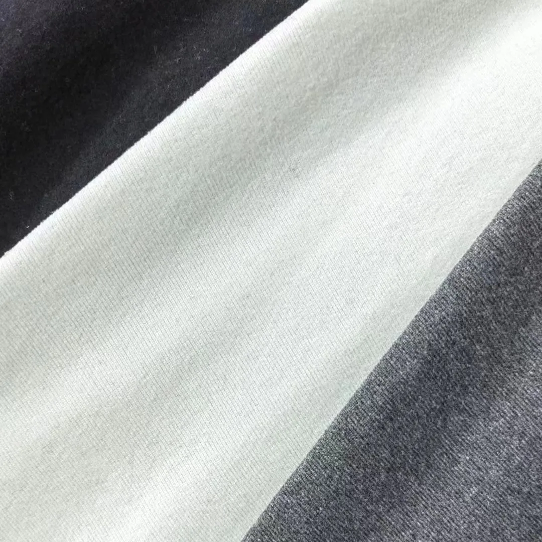 high end 280gsm 90% polyester 10% spandex knitted jersey brushed fabric