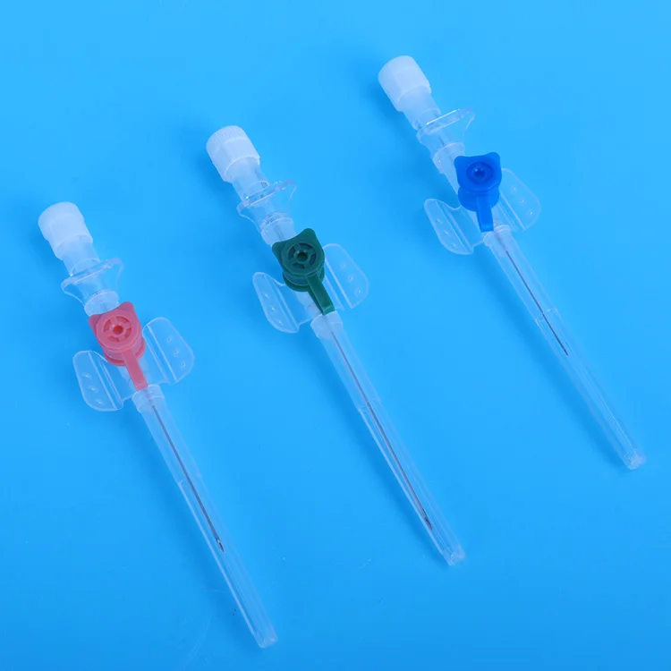 14/16/18/20/22/24G защитный катетер типа бабочки IV с впрыскивающим портом I.V.