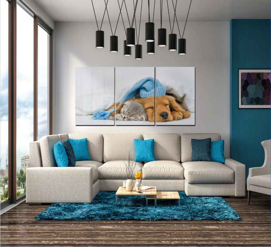 High-definition Realistic Animal Acrylic Wall Art Decoration Painting Photo Gallery Office