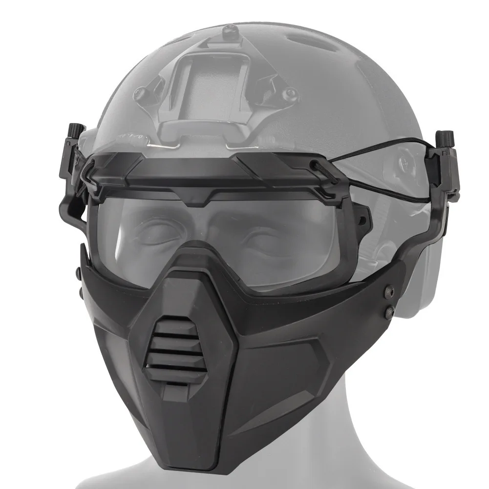 Tactical Paintball  Mask Half Face Mask Outdoor Hunting Protection Equipment CS Game Sport Combat Breathable Safety face mask