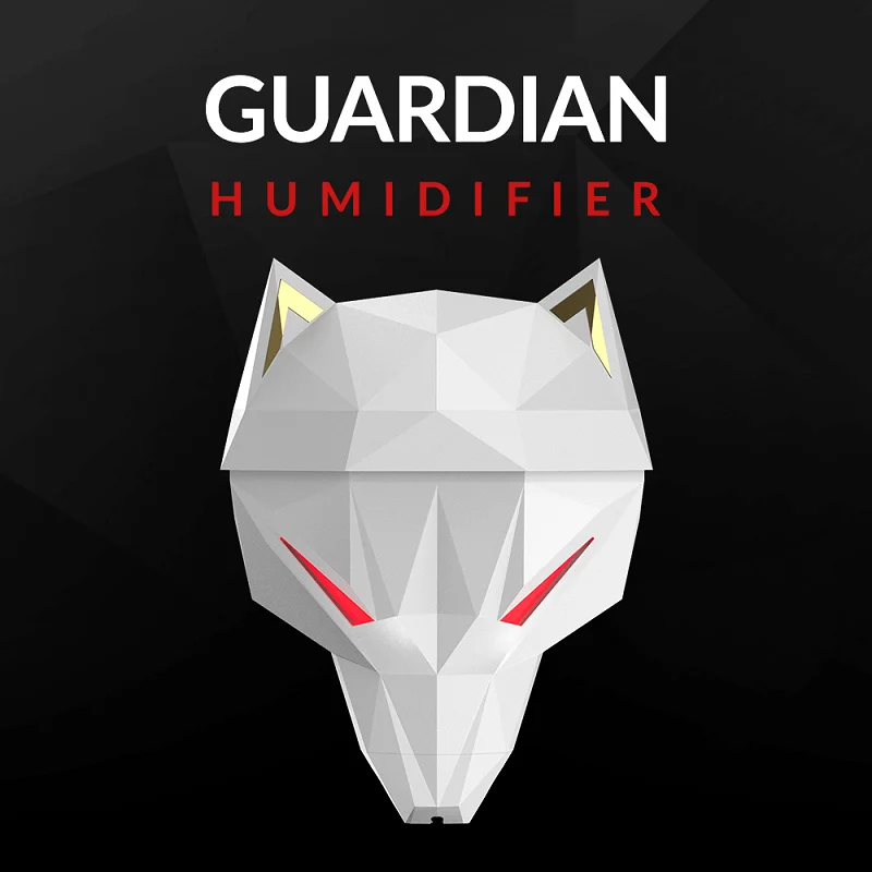 New Design Household War Wolf Air Humidifier Transparent Water Tank Ultrasonic Cool Mist Desktop Diffuser for Office