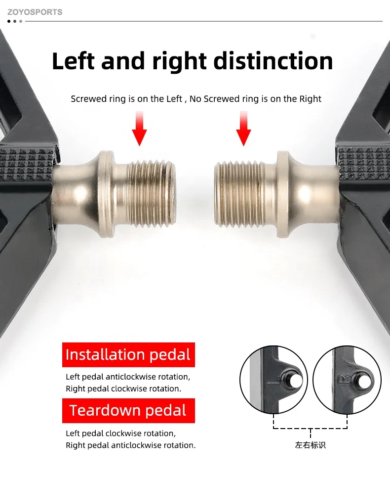 Guaranteed Colorful 3 Bearing Bicycle Pedal For Outdoor Sports Ultralight Bicycle Parts MTB Road Bike Parts Aluminium Alloy