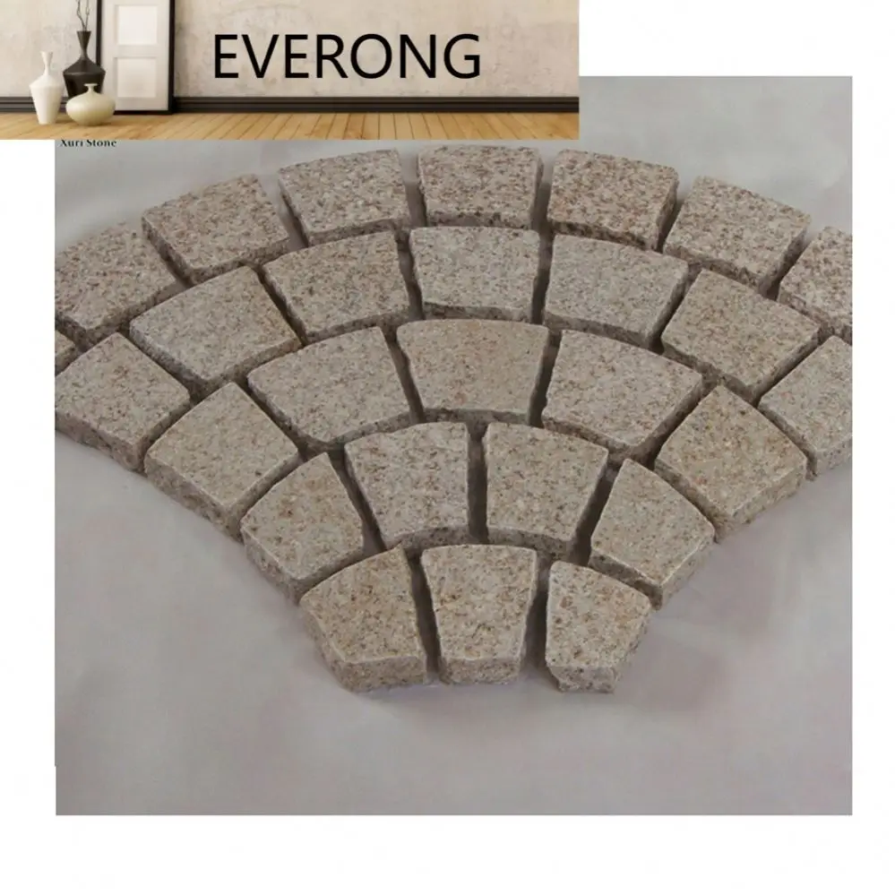Natural China G682 Yellow Granite Stone Paver for Driveway for Sale
