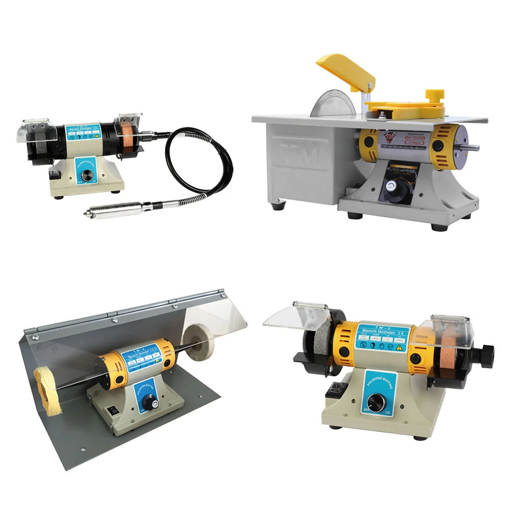 Low Price Jewelry Buffing Metal Polishing Wheel Variable Speed Industrial Lathe Sander Mini Bench Grinder