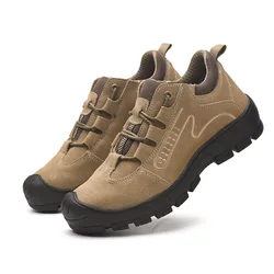 Breathable Comfort Men Indestructible Shoes Steel Toe Safety Shoes Men Safety Shoes
