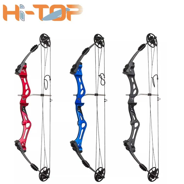 Hi Top 40-50Lbs Blur Red Camou Wholesale Archery Arrows Compound Bow Hunting Shooting Archery Compound Bow For Sale