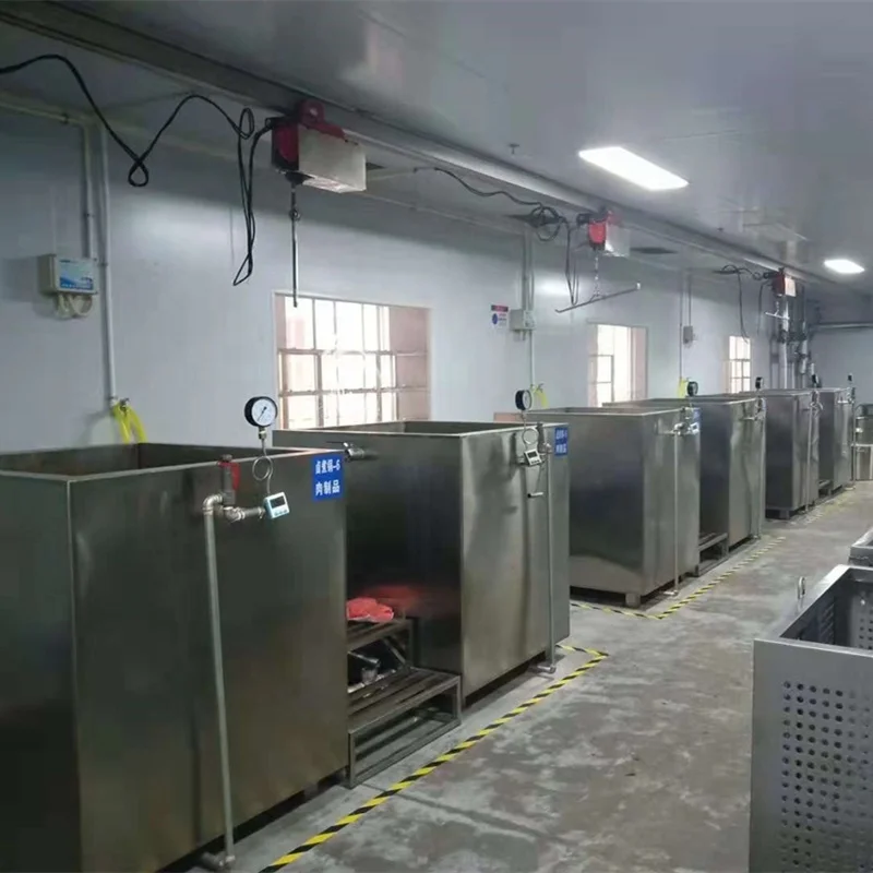 industrial steam fast boiling hanging discharge sweet corn cooking pot set machine