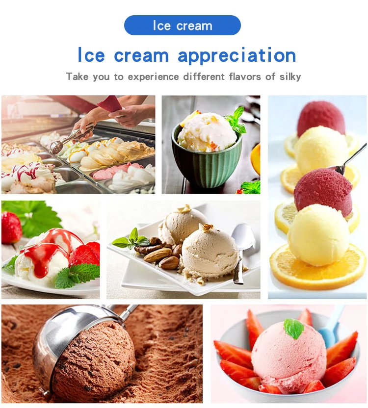 Tasty Gelato Machine Hard Ice Cream Machine Batch Freezer For Commercial