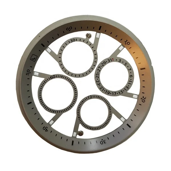 Factory OEM High Quality Watch Face Parts Custom Logo Made Metal Luminous Brass Watch Dial Manufacturer