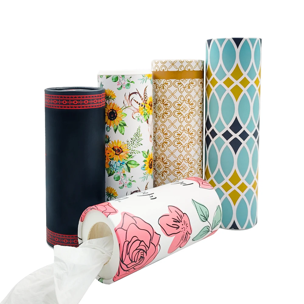 Convenient Cylinder Tissue Tube Premium Disposable Facial Tissues Eco Friendly Paper Box Packaging Perfect for Car Use