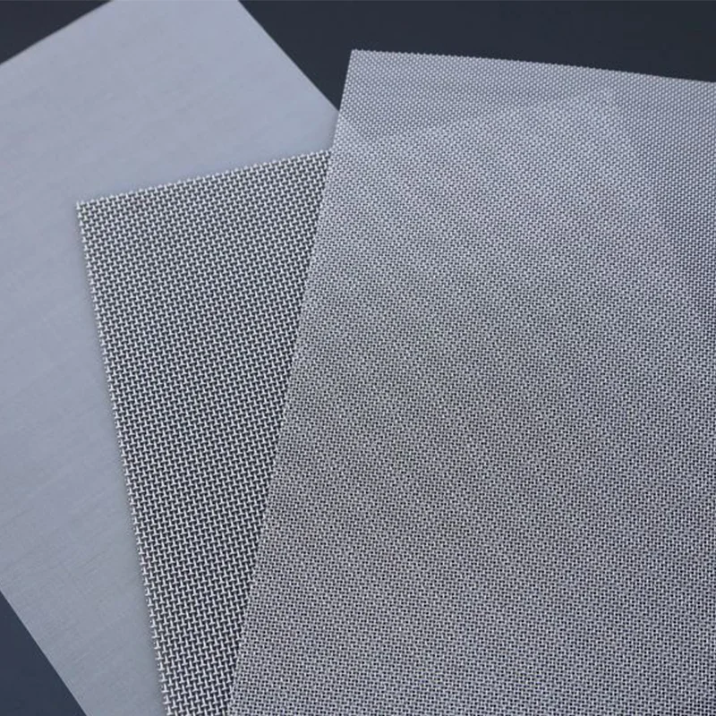 Stainless steel braided crimped mesh mine screen manufacturing crimped wire mesh stainless steel wire mesh