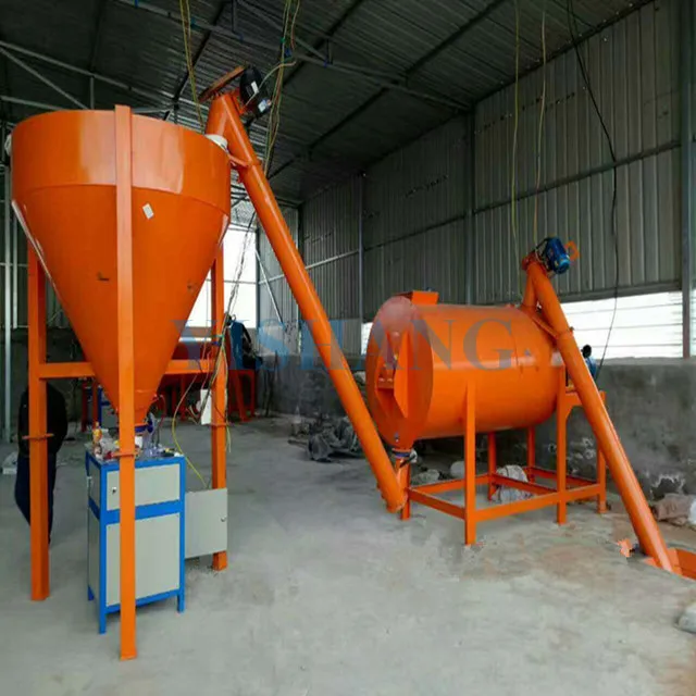 Masonry mortar water-proof screed mortar sound insulation polymer cement mixer equipment making machinery