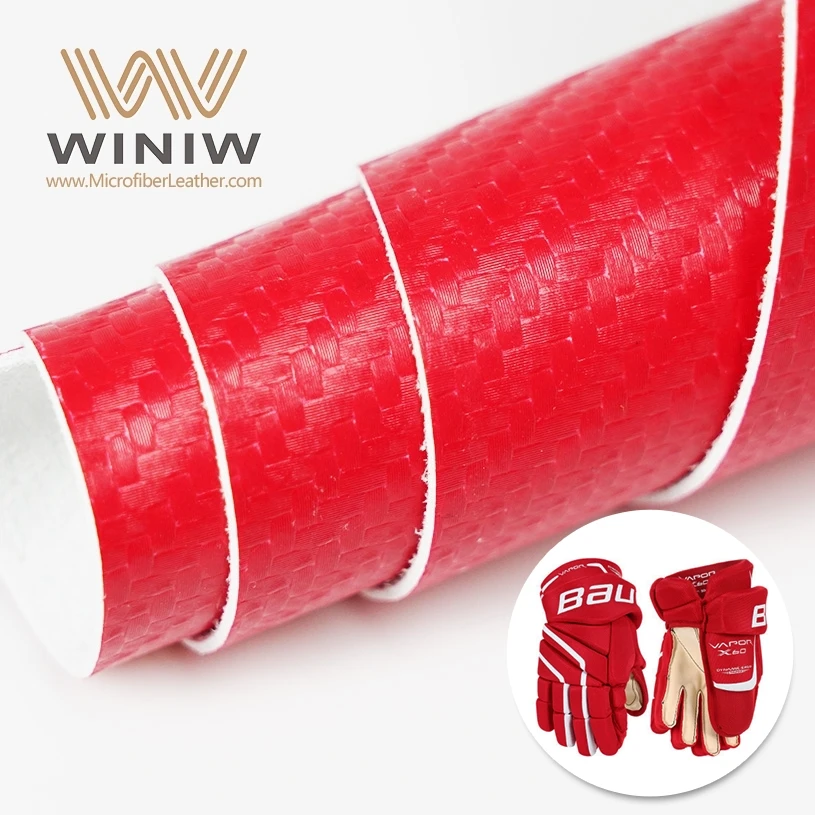 Microfiber Leatherette Faux Fabric for Ice Hockey Gloves and Various Sports Gear for Shoes Bags Clothes Golf Accessories