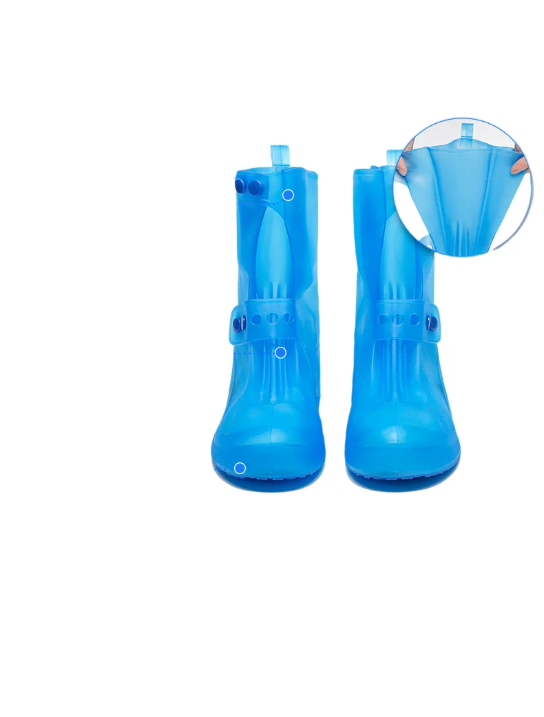 Reusable PVC material injection molding rain shoe covers