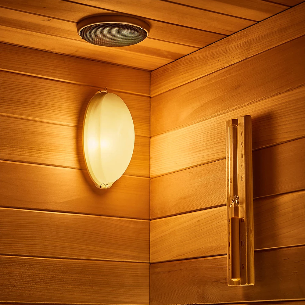 2500mm 3000mm high quality residential home personal finnish 6 person big infrared wood dry family sauna bath sauna corner