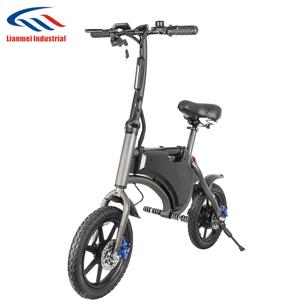 36v 14 Inch 350w Power Electric Balance Bike No Pedal for Adult with Easy Folding