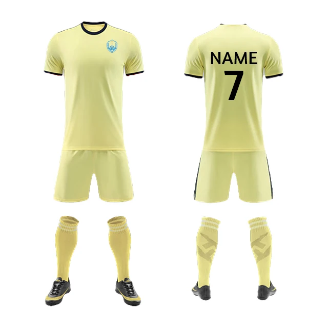 New Design Football Jersey Set Soccer Team blank Mens Football Shirt Custom Soccer Uniforms Jerseys