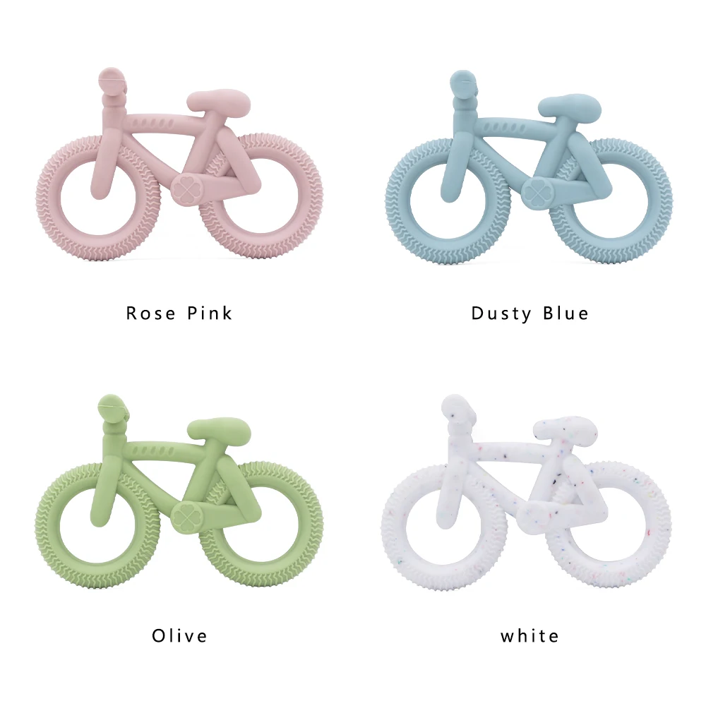 New Design Food Grade Fashion Soothing Sensory Teether Infant Teething Toy Kids Silicone Teether