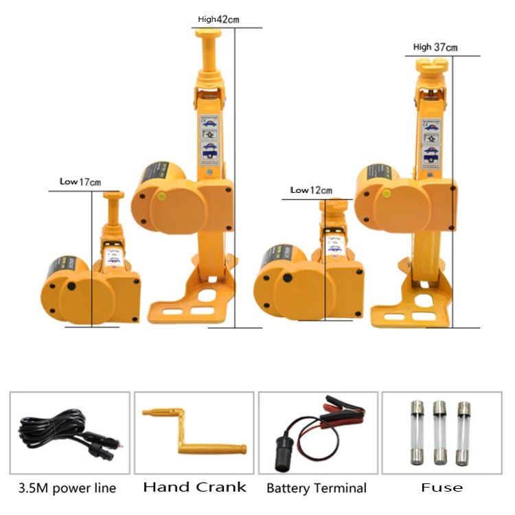 
Wholesales 12V 3 Tons Car Electric Jacks Tire Replacing Tool Hydraulic Floor Jack Set Impact Wrench Auto Lifting Repair Tool 