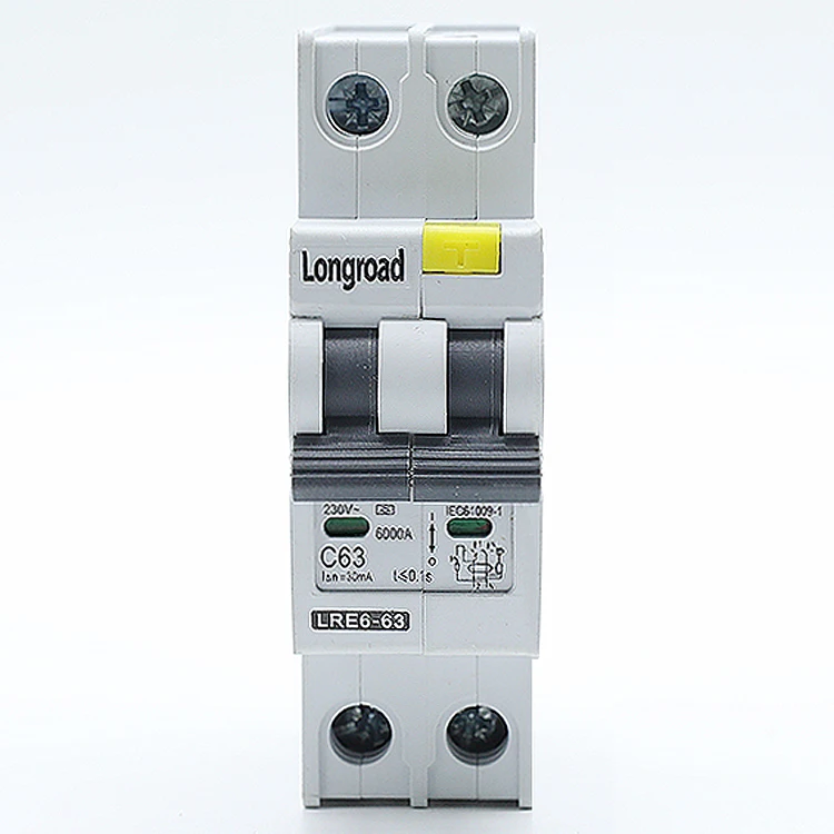 ODM/OEM RCBO EKL13 circuit breakers 2 pole(1P+N) low voltage RCD 32Amp 2p 30mA A tyep rcbo breaker