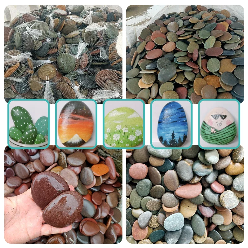 Pebbles wholesale river pebbles painting stone 5-8 cm garden paving pebbles